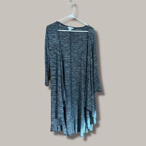 Honey&Lace Black and Gray Cardigan